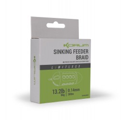 Fir Textil Korum -Limitless Sinking Feeder Braid 0.14mm 300m Fir Textil Korum -Limitless Sinking Feeder Braid 0.14mm 300m